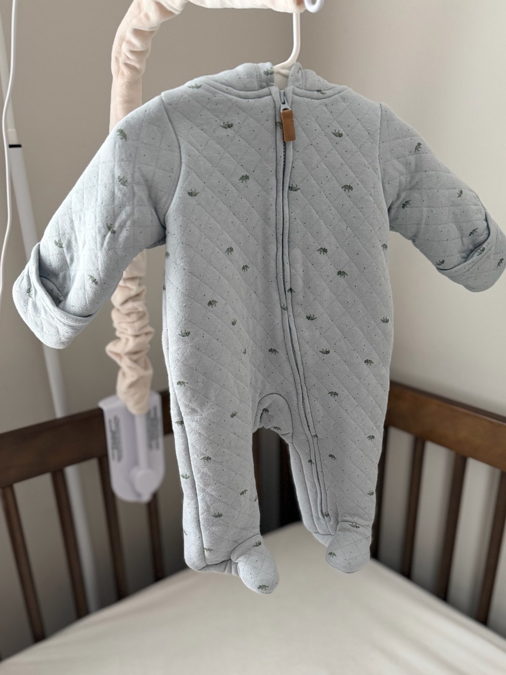 Carter's Dinosaur print bundle winter Jumpsuit and set